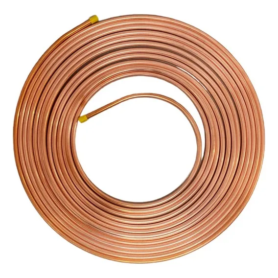 Cano Cobre 3/8 Tubo FlexĂvel Panqueca 15m Forno Lareira Gás Foto 1