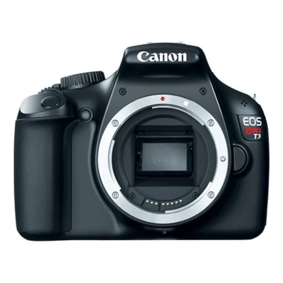 Canon EOS Rebel T3 DSLR cor preto Foto 1