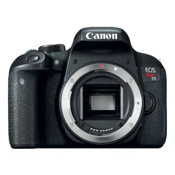 Canon EOS Rebel T7i DSLR cor preto Foto 1