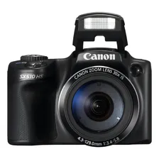 Canon PowerShot SX SX510 HS compacta cor preto Foto mini 1