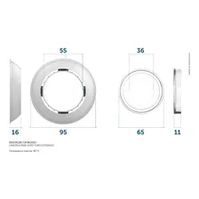 Canopla Universal Para Sifão Tubo Extensivo Blukit Cor Branco Foto mini  3