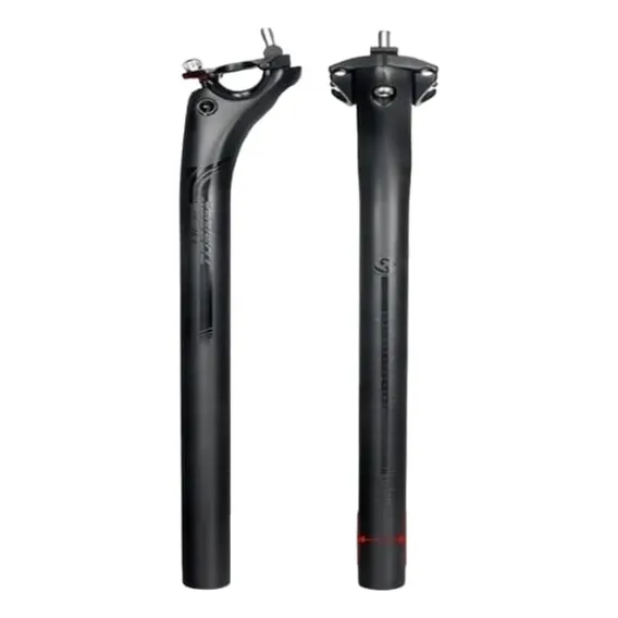 Canote Profissional Selim Fibra Carbono 27.2 Toseek Cor Preto Carbono Foto 1
