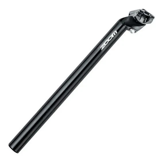 Canote Selim Zoom 31.8mm X 350mm Aluminio Preto Bike Foto 1