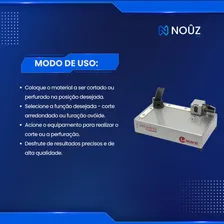 Canteadeira E Furadora Ovóide Conjugada Profissional Cor Cinza Foto mini 4