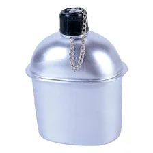 Cantil Em Alumínio Inodoro 900ml Preto Capa Camping Trilha Foto mini  2