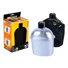 Cantil Em Alumínio Inodoro 900ml Preto Capa Camping Trilha Foto  mini 1