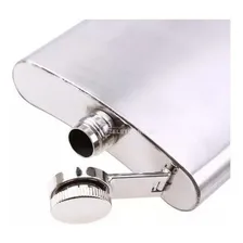 Cantil Porta Bebida Bolso Inox Whisky Vodka Rum 60z Foto mini 3