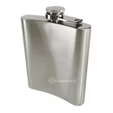 Cantil Porta Bebida Bolso Inox Whisky Vodka Rum 60z Foto mini 4