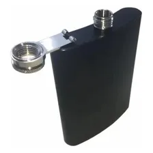 Cantil Porta Bebida De Bolso Preto 240ml Foto mini 1
