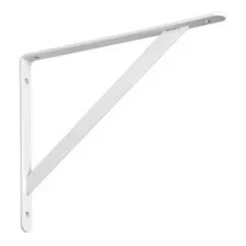Cantoneira Mão Francesa Branca 20cm 12 Pçs Foto mini 2