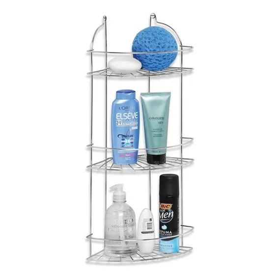 Cantoneira Porta Shampoo Sol Tripla N265 Niquelart Banheiro Foto 1