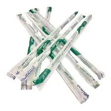 Canudo Biodegradável Ecológico 19,5cm Strawplast C/ 3000 Uni Foto  mini 1