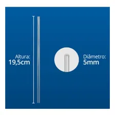 Canudo Biodegradável Ecológico 19,5cm Strawplast C/ 3000 Uni Foto mini 4