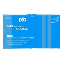 Capa Ajustável Para Livros E Cadernos Kit Com 10 Unidades Foto  mini 1