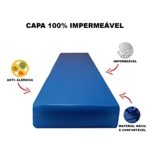 Capa Anti Alérgica Impermeável Hospitalar Colchão Solteiro Foto mini 1