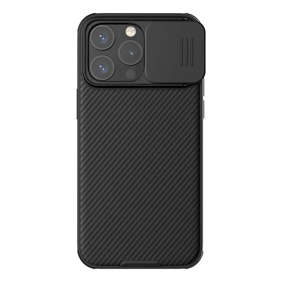 Capa Anti Impacto Nillkin Camshield Pro - iPhone 15 Pro Max Cor Preto Foto 1