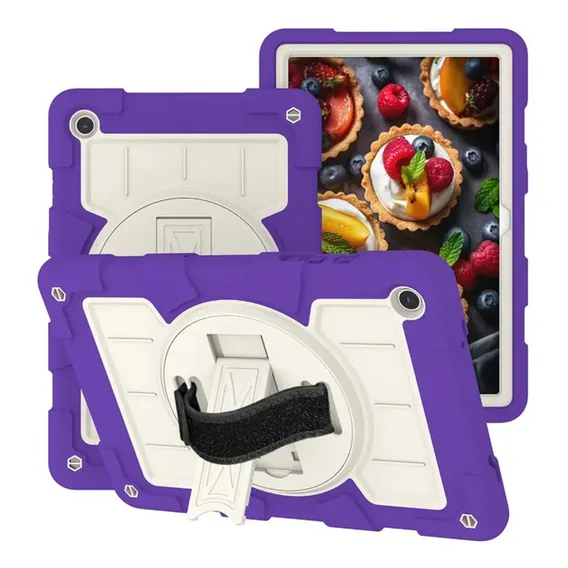Capa Anti-shock Arctodus Para iPad 7 iPad 8 iPad 9 10.2 Pol. Cor Roxo Foto 1