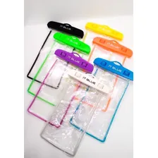 Capa Bag Aquática Para Celular A Prova D'água Universal Cor Branco Liso Foto mini 3