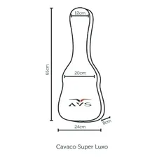 Capa Bag Avs Cavaquinho Super Luxo Acolchoada Cavaco Ukulele Foto mini 2
