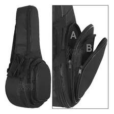 Capa Bag Banjo Bandolim Extra Luxo Preto Palheta Lp Bags Foto mini 3