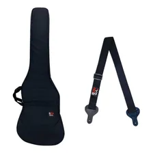 Capa Bag Case Contra Baixo Acolchoada + Correia - Bonga Foto  mini 1