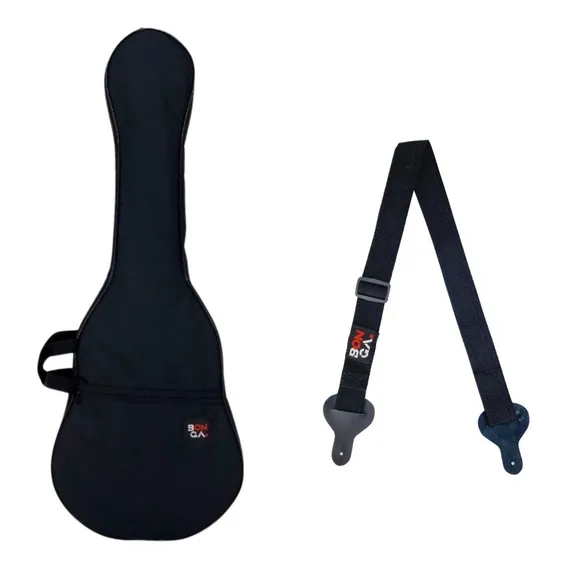 Capa Bag Case Guitarra Acolchoada Luxo + Correia - Bonga Foto 1