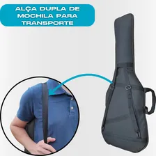 Capa Bag Guitarra Espuma Acolchoada Estofada Impermeavel Foto mini  3