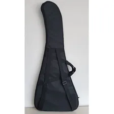 Capa Bag Guitarra Soft Case Flying V Almofadada - Preto Foto mini  2