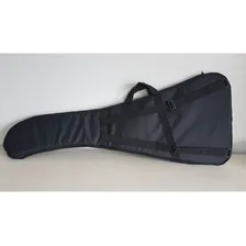 Capa Bag Guitarra Soft Case Flying V Almofadada - Preto Foto mini  3