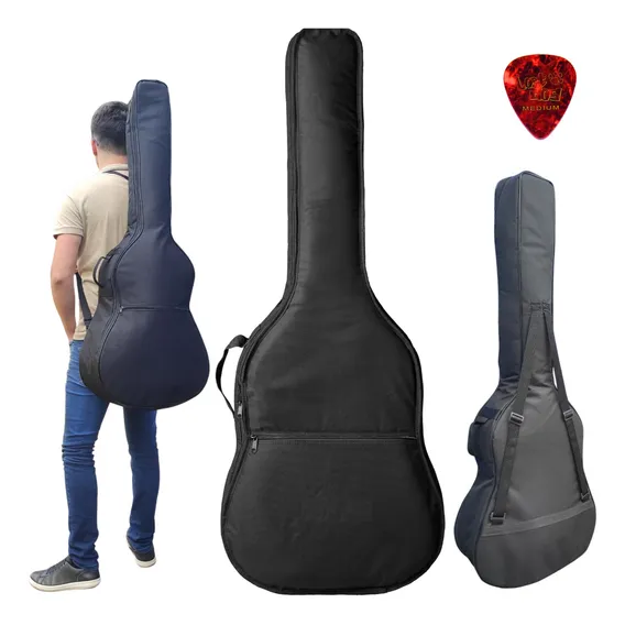 Capa Bag Luxo Acolchoada Espuma Estofada P/ Violão Clássico Foto 1