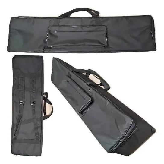 Capa Bag Para Piano Kurzweil Sp4 8 Nylon Master Luxo Preto Foto 1