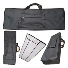 Capa Bag Para Teclado Master Luxo Yamaha Moxf6 + Cobertura Foto  mini 1