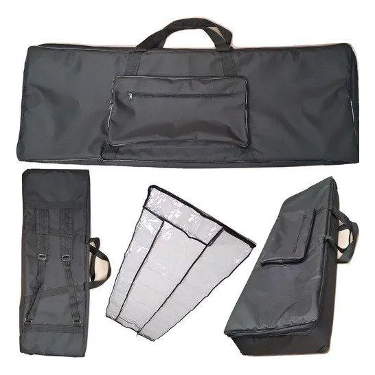 Capa Bag Para Teclado Master Luxo Yamaha Moxf6 + Cobertura Foto 1