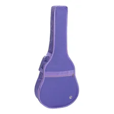 Capa Bag Para Violão Clássico / Folk Nylon Lilás Acolchoada Foto mini 1
