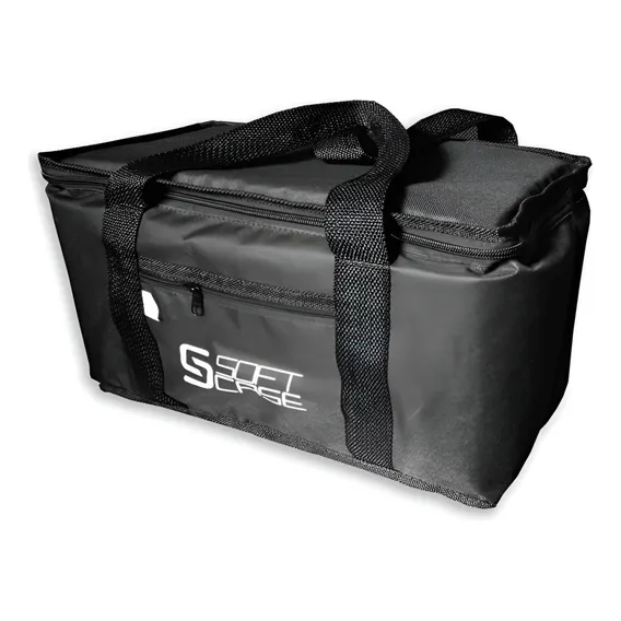 Capa Bag Pedal Bateria Soft Case Duplo Ou Simples Almofadada Cor Preta Foto 1