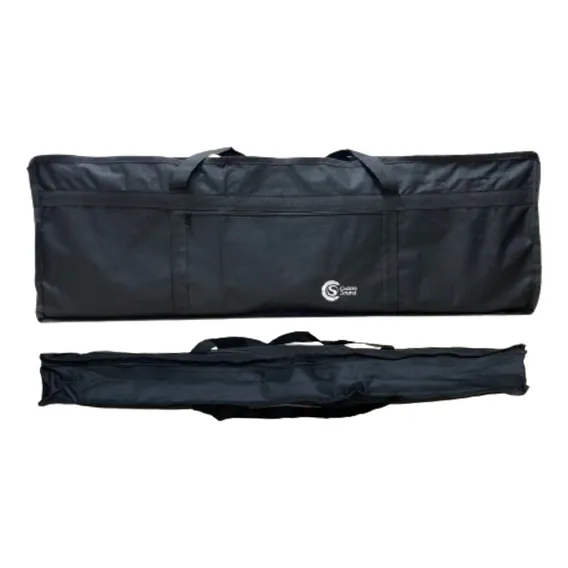Capa Bag Teclado Musical 5/8 Nylon Resistente Com Alça Cor Preto Foto 1