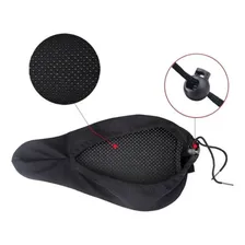 Capa Banco selim Bike Gel Bicicleta Anat么mica Speed Mtb Cor Preto Marca Point Foto mini 2