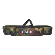 Capa Bolsa Porta Varas Três Ziper Para Traia Pesca 80cm Cmik Cor Camuflada Verde Foto mini 1