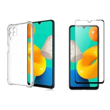 Capa Capinha Anti Impacto Samsung Galaxy M32 + Pelicula 3d Cor Transparente Capa Capinha Anti Impacto Samsung Galaxy M32 + Pelicula 3d Foto mini 1