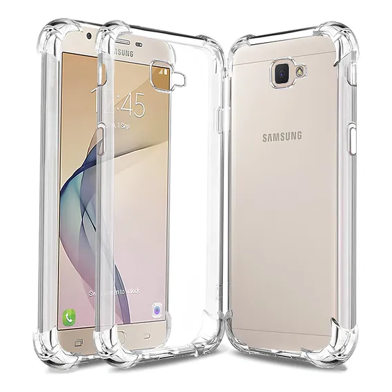 Capa Capinha Anti Impacto Transparente Para Samsung Galaxy J7 Prime Foto 1