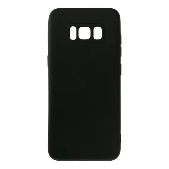 Capa Capinha Aveludada P/ Samsung Galaxy S8 Plus S8+ Cor Preto Foto 1