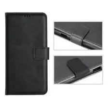 Capa Capinha Carteira Flip Para Motorola Moto G6 Plus Cor Preto Foto mini 1