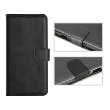 Capa Capinha Carteira Flip Para Xiaomi Redmi 10c Cor Preto Foto mini 1
