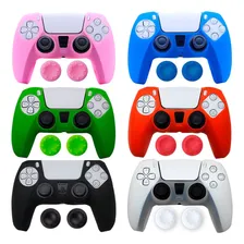 Capa Capinha Case Skin P/ Controle De Ps5 Playstation 5 Cor Verde Foto mini 1