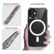 Capa Capinha Magnética Indução Para iPhone 8 Plus 7 Plus Cor Transparente Foto mini 2