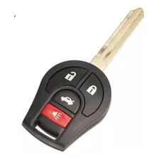 Capa Carcaça Da Chave Niss Versa March Tiida Sentra 4 Botões Foto mini 2