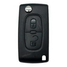 Capa Carcaça Oca Chave Canivete Peugeot 206/207 307 2 Botões Foto mini 1