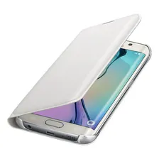 Capa Carteira Galaxy Samsung Flip Wallet S6 Edge Sm-g925 Cor Branca Foto mini 1