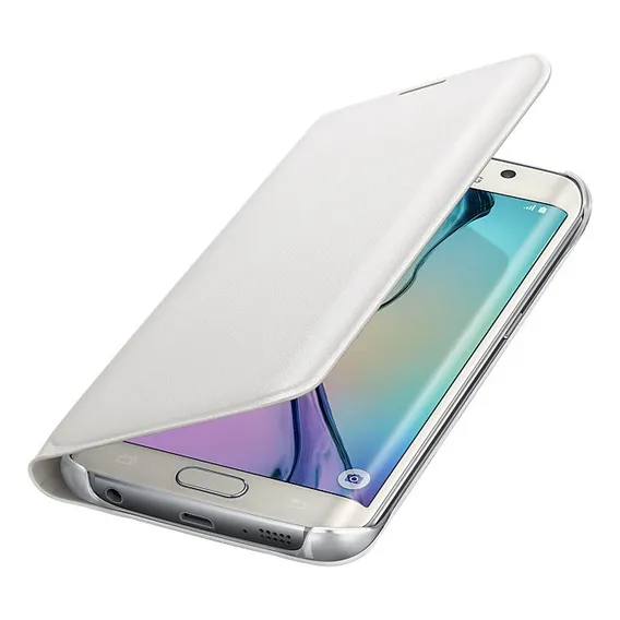 Capa Carteira Galaxy Samsung Flip Wallet S6 Edge Sm-g925 Cor Branca Foto 1