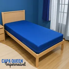 Capa Casal Queen Impermeável para Colchão Hospitalar Forrada 158/198/30 Foto mini 1